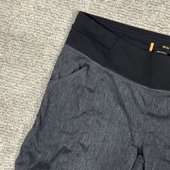 Lucy Get Going Pants Womens Medium Lightweight Cinch Cuffs Joggers Dance Gray - Picture 6 of 13